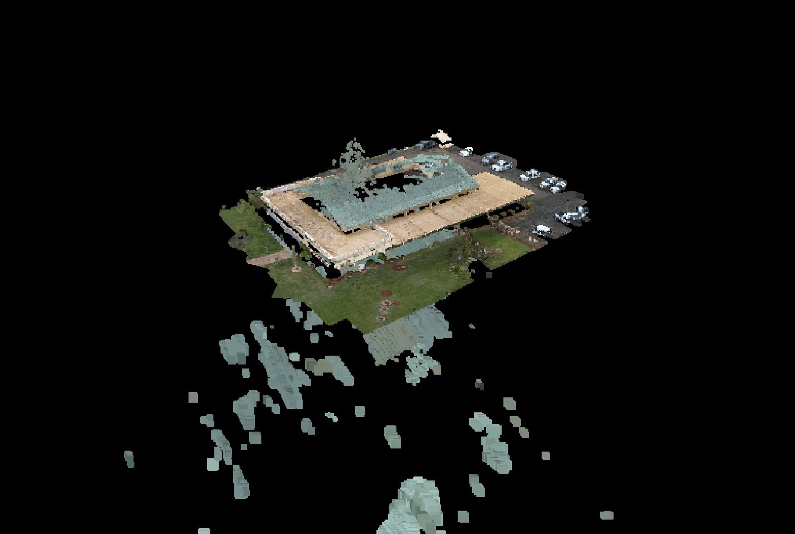 Point-cloud model preview — Kapaʻa drone capture · AD-A0EB0004