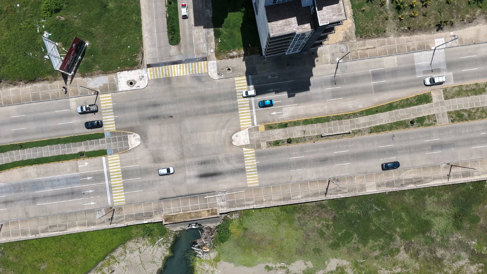 Selected drone photograph — Coatzacoalcos drone capture · AD-6A20C9DA