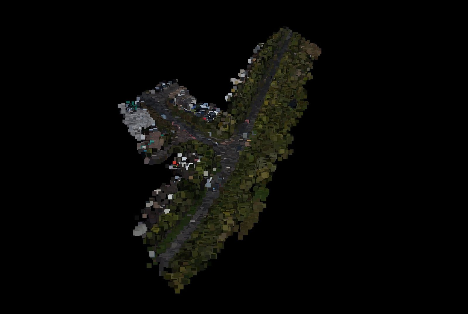 Point-cloud model preview — Weymouth drone capture · AD-D04D4CA1