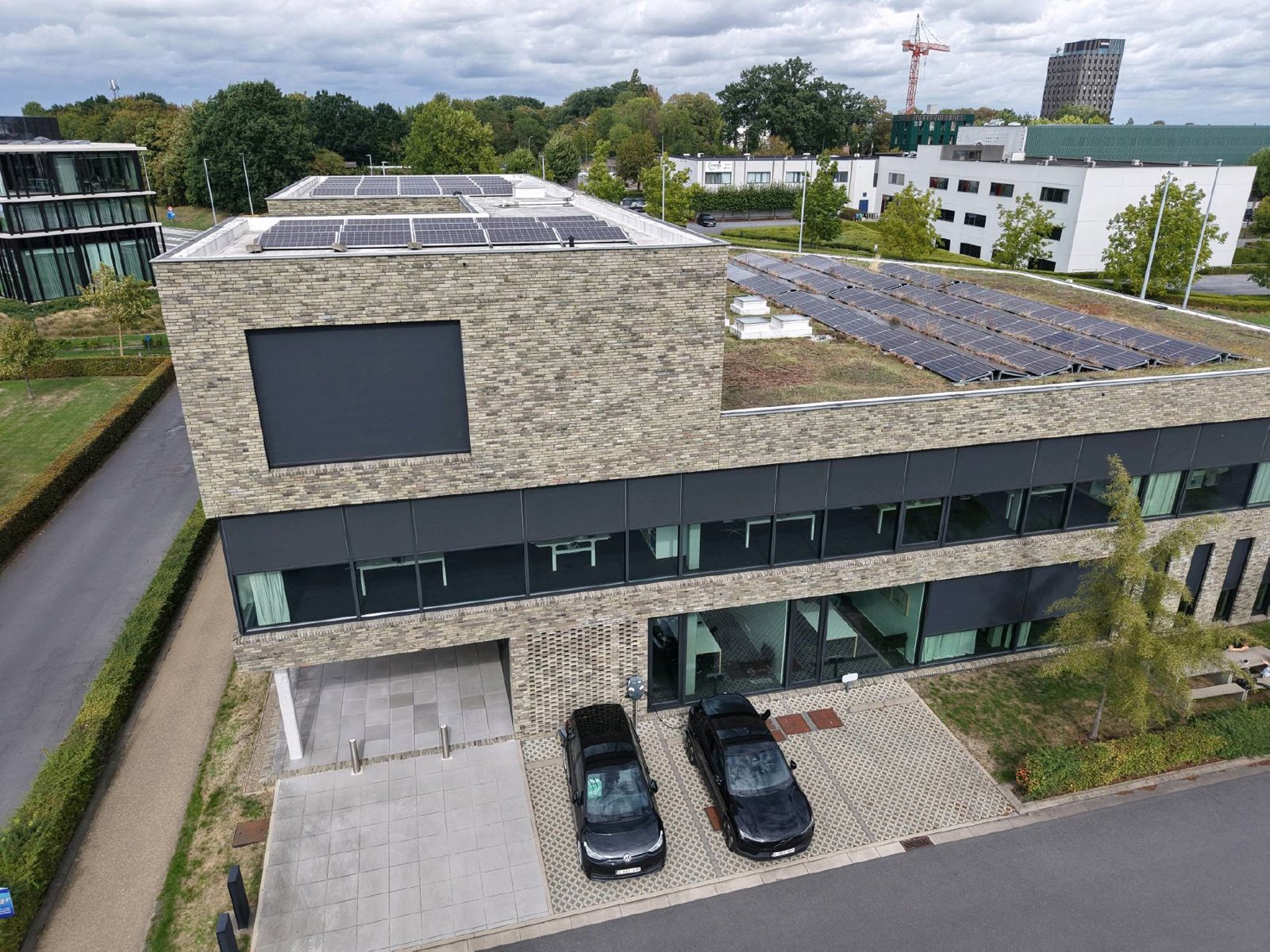 Selected drone photograph — Kortrijk drone capture · AD-061249E5