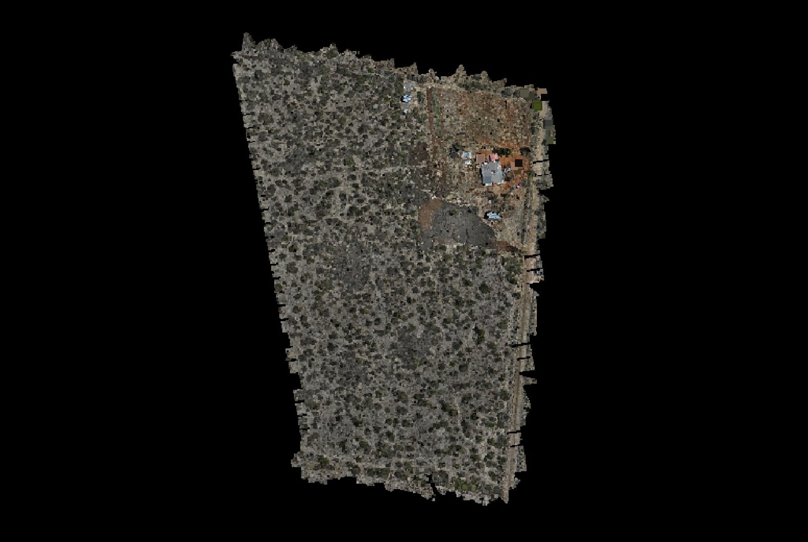 Point-cloud model preview — Waterberg District Municipality drone capture · AD-D750C848