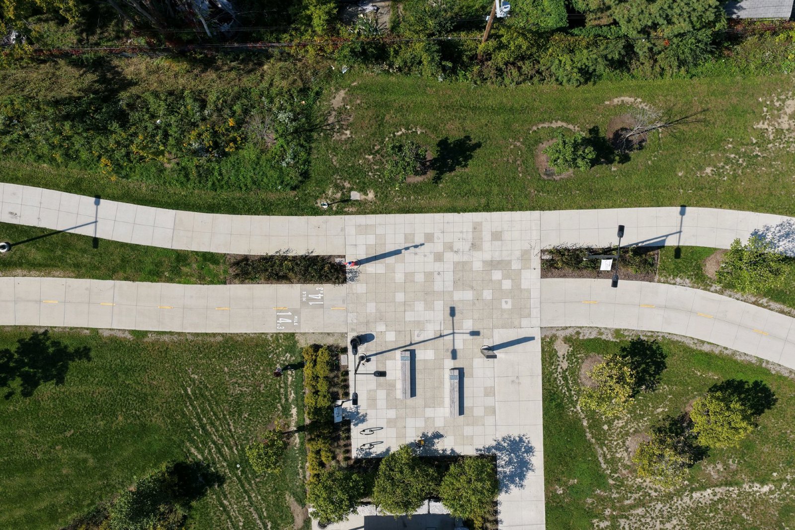 Selected drone photograph — Detroit drone capture · AD-5FEF6307