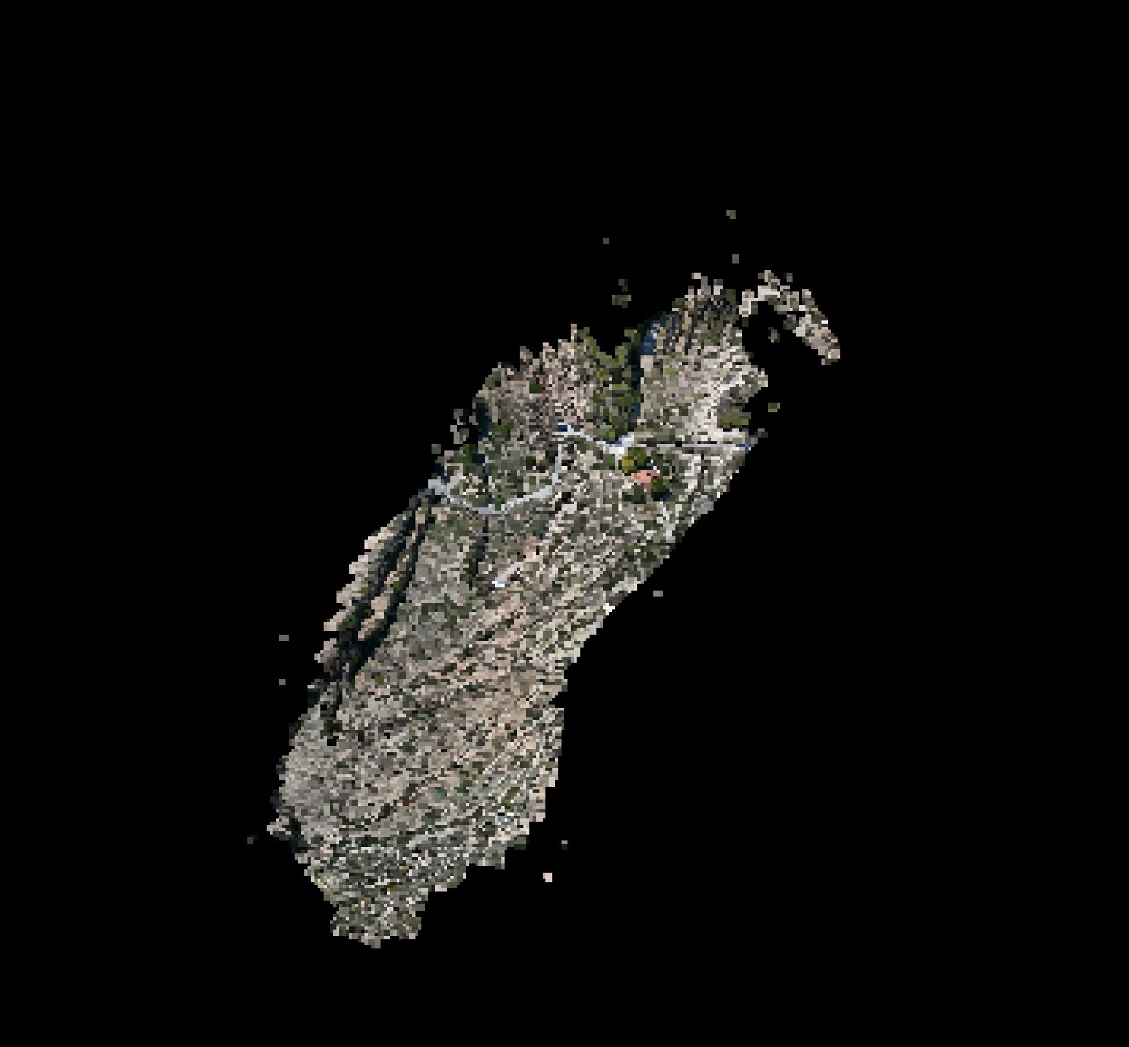 Point-cloud model preview — Alicante drone capture · AD-46D7C719